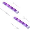 thumbnail image 1 of 2 Pack Uv Led Black Light Fixture, Usb Blacklight Tube For Neon Glow Poster, Portable Ultraviolet Light, Fluorescent Lamp For Blacklight Party Body Paints, 1 of 8
