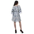 thumbnail image 4 of Moomaya Robes d'Été en Georgette Imprimée Femmes Plage Hawaïennes Mini Robes Femmes, 4 of 6