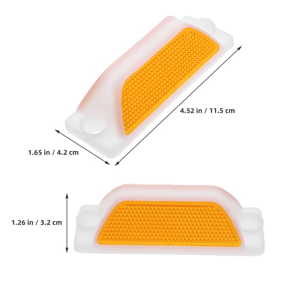 PENIKOKO 3-Pack Road Reflectors Reflective Driveway Markers Polycarbonate Plastic for Driving
