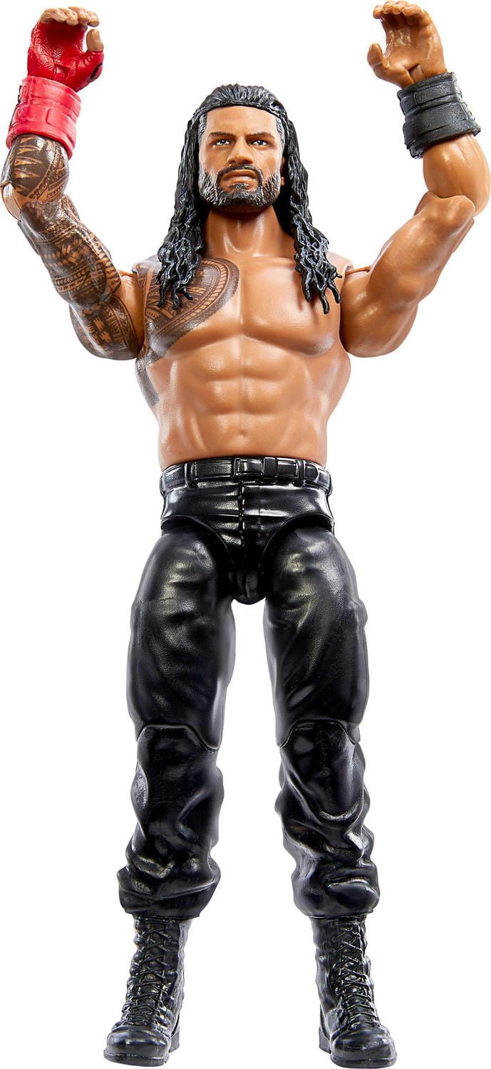 WWE Top Picks Roman Reigns Action Figure, 6-inch Collectible Superstar with Articulation