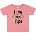 thumbnail image 3 of Inktastic I Love My Papa- Hearts Boys or Girls Baby T-Shirt, 3 of 5