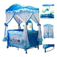 thumbnail image 1 of Cuna Corral Mecedor Starkids S12-7 Con Cambiador Azul, 1 of 5