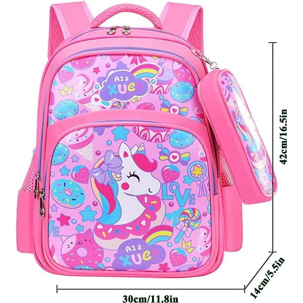 Mochilas Escolares Infantiles Mochila Unicornio Nina Colegio Casual Mochila Ligero Escuela Bolsa Lindo Printing Viajes Mochilas para Las Ninos con Llavero Bodega Aurrera en linea