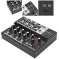 thumbnail image 1 of Consola amplificadora de micrófono de Karaoke Mini Mezclador de 8 Canales Mezclador de Sonido portátil 1200mAh18650 Batería Partes Electronicas Octpeak No, 1 of 7