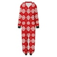 thumbnail image 7 of Mifsaly Matching Family Christmas Pajamas Sets Cute Xmas Snowman Adult Onesies Pajama Christmas 2025 Zipper Long Sleeve Bodysuit Holiday Festival Sleepwear Funny Homewear, 7 of 7