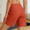 thumbnail image 6 of GigrtiJin Women's Athletic Shorts Quick Dry Elastic High Waisted Shorts Running Gym Yoga Lightweight Shorts with Pockets, 6 of 8