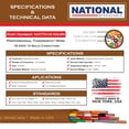 thumbnail image 3 of NATIONAL Wire&Cable - 18 Gauge 10 Conductor - 100Ft. - Thermostat Wire - Made in USA - 100% Solid Copper Conductors, CL2 ETL Listed, 3 of 4