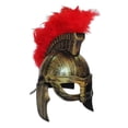 thumbnail image 2 of Cascos de guerrero , casco de caballero , regalos de juego de simulación griegos, sombrero medieval, casco de caballero romano para Estilo B, 2 of 8