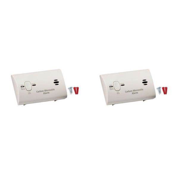Kidde AA Battery Operated Basic Carbon Monoxide Alarm, 2 Pack