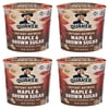 (4 pack) Quaker Maple & Brown Sugar Flavored Instant Oatmeal, 1.69 oz Cup, 1 Count