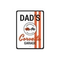 thumbnail image 2 of Dads Chevy Corvette Garage Novelty Decor, Metal Wall Sign - 10x14 Inches, 2 of 4