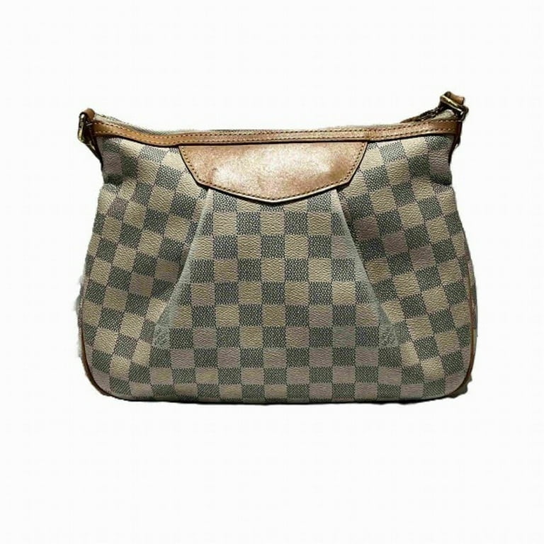 Pre Owned Louis Vuitton Damier Azur Siracusa PM N41113 Bag Shoulder bag Men s Women s Fair Walmart