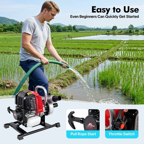 4-stroke Water Pump, Gasoline Water Pump, Water Transfer Pump For Farmland Garden