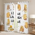 thumbnail image 2 of Homewish Kawaii Capybara Blackout Curtains Set of 2 (52x84 Each) For Preppy Kids Children,Cartoon Animal Window Curtains,Cute Wildlife Crocodile Curtains and Drapes,Microfiber Bedroom Decor, 2 of 6