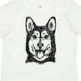 thumbnail image 4 of Inktastic Siberian Husky Sketch Portrait Boys or Girls Toddler T-Shirt, 4 of 5