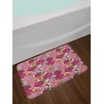 thumbnail image 2 of Shabby Chic Bath Mat, Peonies Blackberry and Wild Flowers in Vintage Style Colorful Nature Theme, Non-Slip Plush Mat Bathroom Kitchen Laundry Room Decor, 29.5 X 17.5 Inches, Multicolor, Ambesonne, 2 of 2