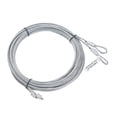 thumbnail image 1 of Uxcell 2 Paquete 15.6 pies Cable de Puerta de Garaje 0.12'' Diámetro Cable de Resorte de Torsión para Puerta de Garaje de 14 pies Acero Galvanizado, 1 of 5