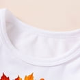 thumbnail image 4 of Wonitaaizi Baby Girl Thanksgiving Outfit Long Sleeve Letter Print Romper Mini Skirt Headband 3Pcs Clothes Set (18-24 Months,Rose Gold), 4 of 7