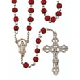 thumbnail image 1 of 7mm Rose Scented Wood Rosary, 1 of 4