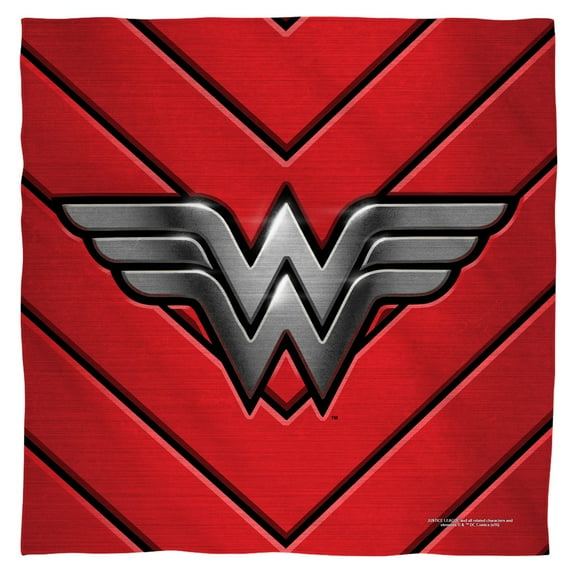 Jla/ww Emblem-bandana-white-22x22