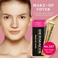thumbnail image 2 of Mini base de maquillaje de cobertura total Dermacol, 13 ml, SPF30, 207, 2 of 8