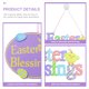 thumbnail image 4 of 2 colgantes de Pascua de madera para decoración de pared y puerta., 4 of 5