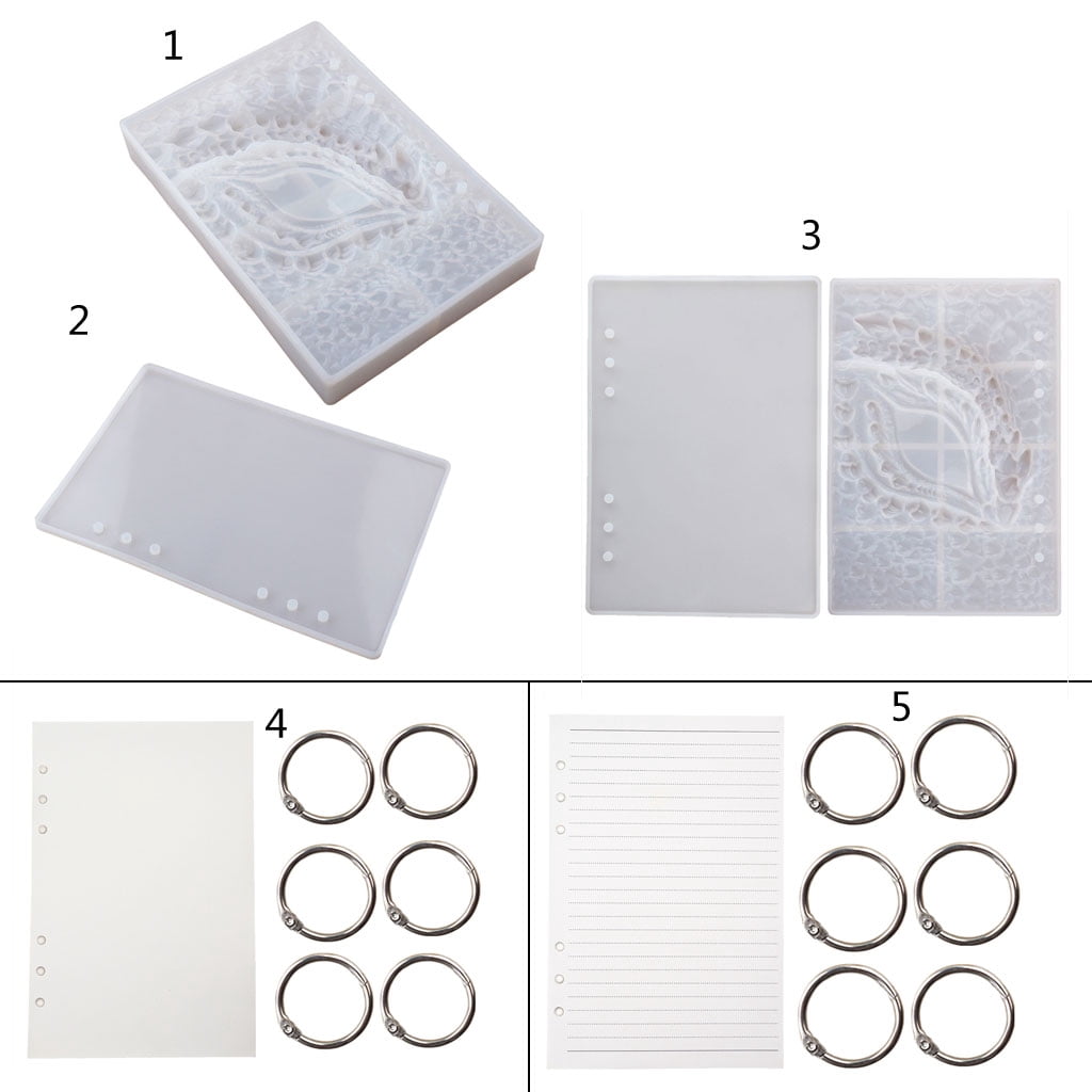 Dragon Eye Notebook Cover Epoxy Resin Casting Mold Silicone Book for Case Mo
