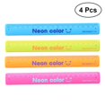 thumbnail image 1 of Measure Tools 4pcs 18cm Silica Gel Folding Straight Ruler Bracelet Ruler Gift for Kids School Supplies Measure Tools (Random Color), 1 of 8