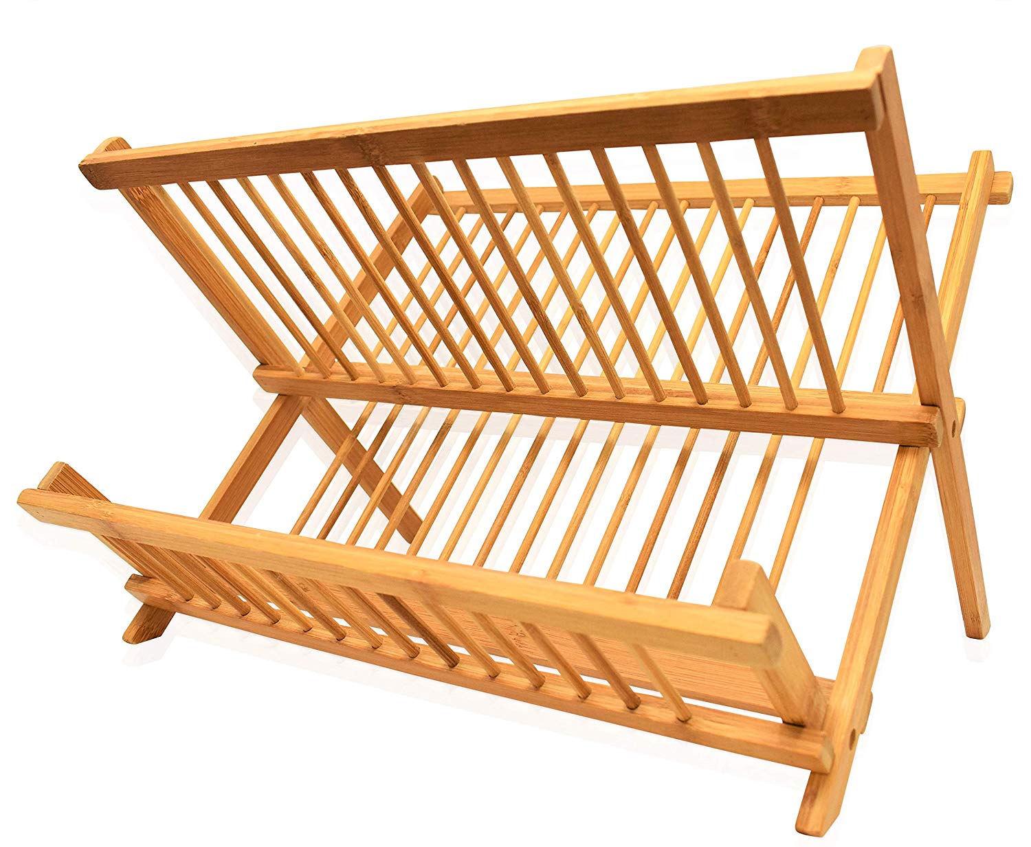 Big Dish Drying Rack Bamboo Dish Rack Collapsible Dish Drainer