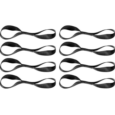 1in x 12in Soft Loop Tie-Down Straps (Package of 8)