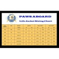thumbnail image 2 of Paws Aboard 1100 Dog Life Jacket, Neon Yellow - XX-Small, 2 of 3