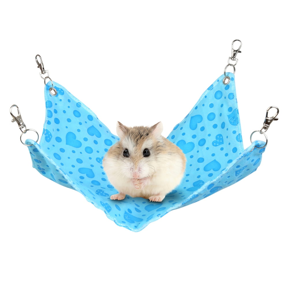 Cat Dog Hammock Small Pet Hamster Cage Hanging Bed Warm Mat Waterproof Pink Gift 