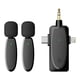 thumbnail image 1 of Mini micrófono Lavalier inalámbrico Micrófonos para iPhone, Android y Camera-Reduction-Professional Video Recording Mic para entrevista, Vlog, 1 of 4