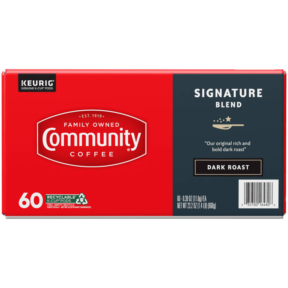 Community Coffee Single Serve Dark Roast 60 Ct