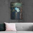 thumbnail image 6 of Luxe Metal Art 'Vintage Stacked Suitcases 1' by Ashley Aldridge Metal Wall Art, 24"x36", 6 of 7