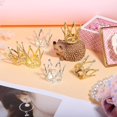 thumbnail image 4 of Tiara con forma de minicurona Fulanfudi para decoración de tartas, 16 unidades, para fiestas de bebés, 4 of 6