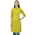thumbnail image 2 of Phagun Kurti Indienne pour Femmes en Mélange de Coton, Kurta Ethnique, Tunique d'Été Décontractée, 2 of 7