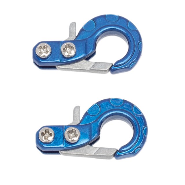 Tholdsy Paquete de 2 ganchos de remolque Cadena de cuerda multicolor Ganchos de metal Suministros RC Enganche de caída Remolques de carga Grillete Kits de construcción modelo Azul Tholdsy FN010572-03