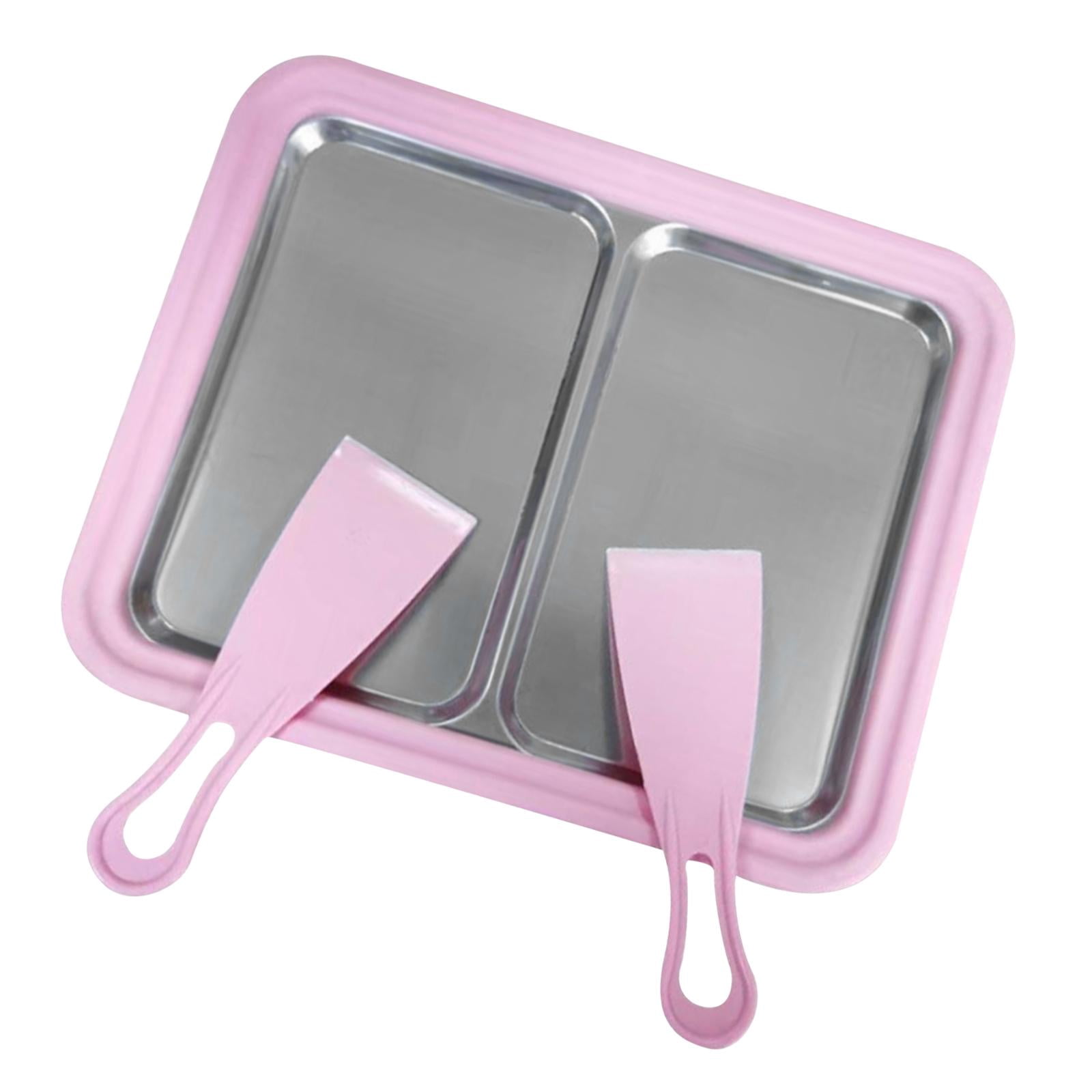 Fancyes Instant Cream Maker Cold Bread Teller Summer Fan Parents Children's Activity Yoghurt Machine Roll Gelato Sherbet Ice Cream Maker pink