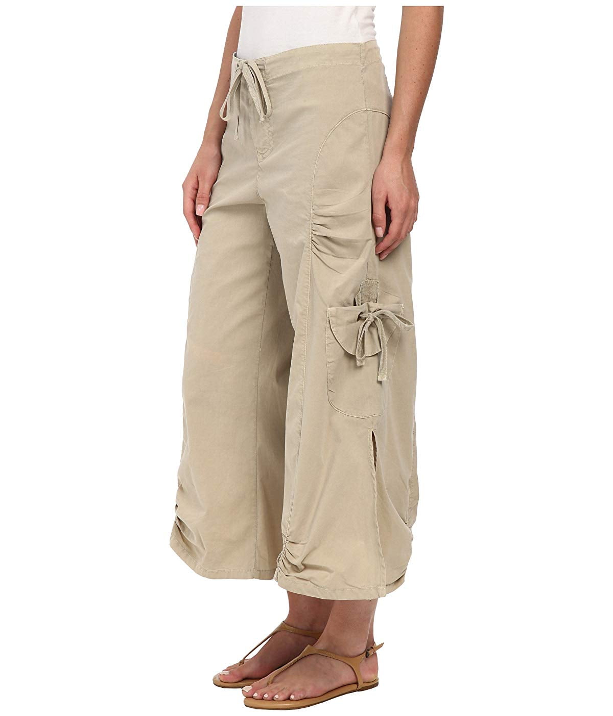 XCVI Cargo Gaucho Crop Sand Dollar - Walmart.com