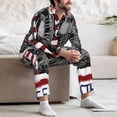 thumbnail image 6 of KLL Home Of The Free Because Of The Brave Sleepwear Mens Flannel Pajamas,Long Cotton Pj Set, 6 of 7