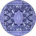 thumbnail image 1 of Ahgly Company Indoor Round Persian Blue Traditional Area Rugs, 7' Round, 1 of 4