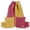 Burgundy & Gold, variant on Play Platoon Professional Cornhole Bags - Set of 8 Regulation All Weather Two Sided Improved Bean Bags for Pro Corn Hole Game - 4 Silver & 4 Black