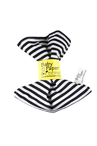 Baby Paper - Black & White Stripe - Baby Toy by Baby Paper (BLKSTRIPE)