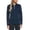 Black Iris, variant on Original Penguin OGKSB222 Ladies Clubhouse Mock Pullover-Caviar-XL