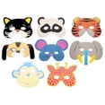 thumbnail image 2 of Máscaras De Animales 10 máscaras de animales de espuma EVA surtidas para fiestas de cumpleaños de niños., 2 of 8