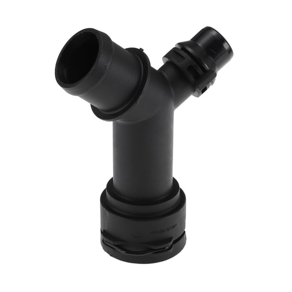 Unique Bargains Engine Coolant Hose Connector for Audi A4 2017-2023 Plastic Radiator Coolant Hose Pipe Connector No.8W0122293A Black 1 pcs