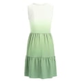 thumbnail image 7 of TaTaai Women's Spring Summer Print Dress V-Neck Sleeveless Button Front Solid Color Loose Casual Midi Long Dress for Daily Home Beach Wear Gift, 7 of 7