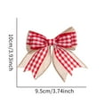 thumbnail image 3 of YIKA Christmas Double Layered Bow Christmas Tree Decoration Small Bow Festival Gift Box Packaging Bow Accessories Christmas Bows And Ribbons, 3 of 6
