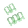 thumbnail image 2 of 5pcs Clothes Hangers Plastic Closet Easy Hooks Non-slip Wardrobe Storage Organizers Racks, Green, 2 of 8